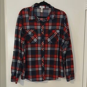 Just Be Plaid Button-Up Shirt